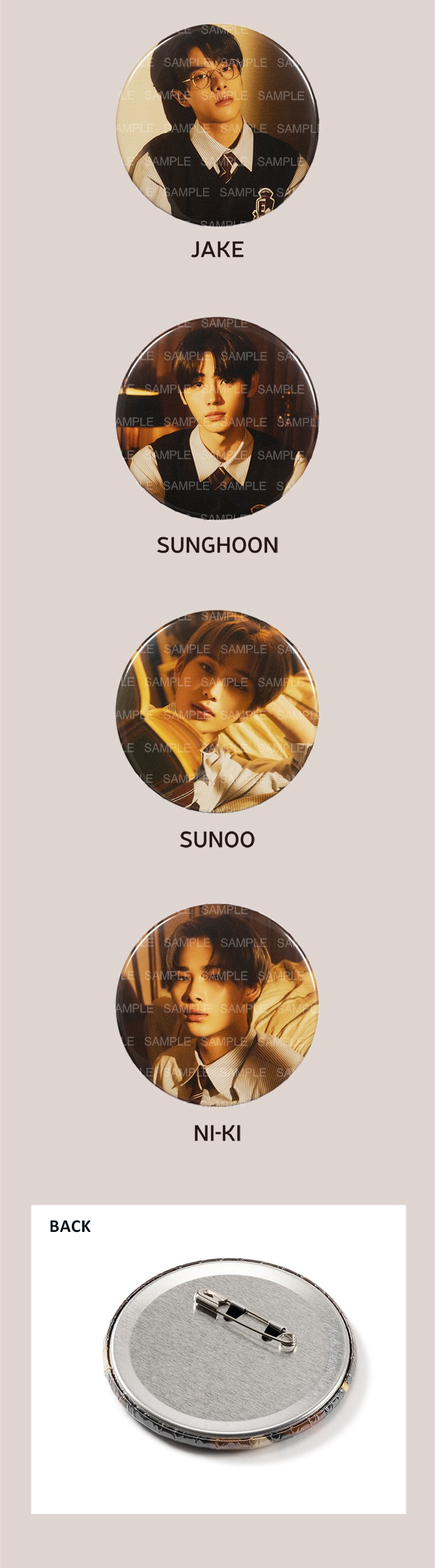 ENHYPEN Can Badge (Random)