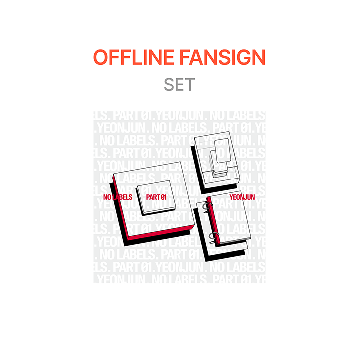 TOMORROW X TOGETHER- [OFFLINE FANSIGN] ‘NO LABELS: PART 01’ (Set)