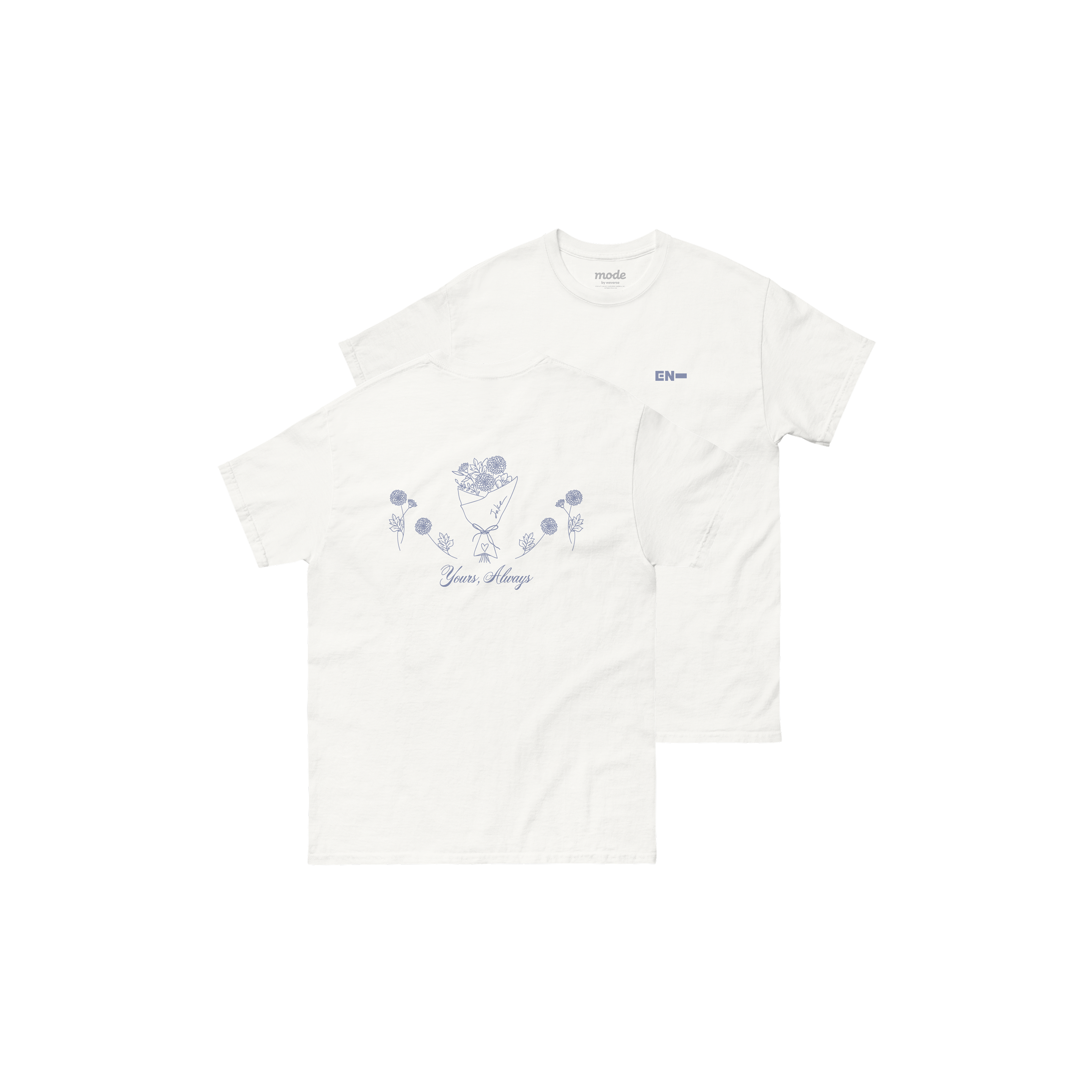 ENHYPEN | [JAKE] Flower Bouquet S/S Tee (Blue)