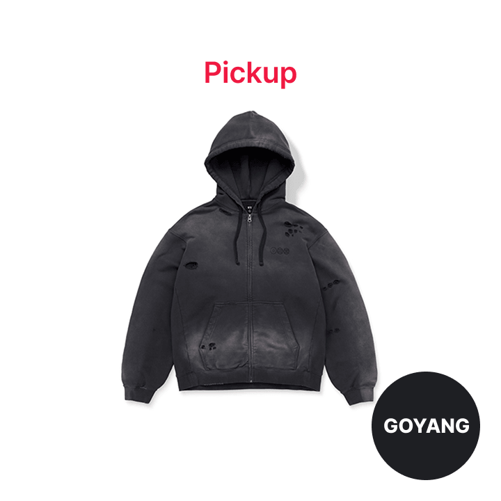 BTS – ZIP-UP HOODIE (CHARCOAL)
