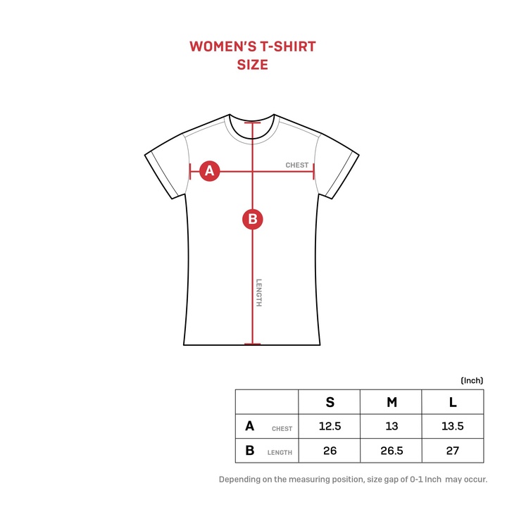 WOMEN'S T-SHIRT [MIC DROP : BLACK] 5 detail