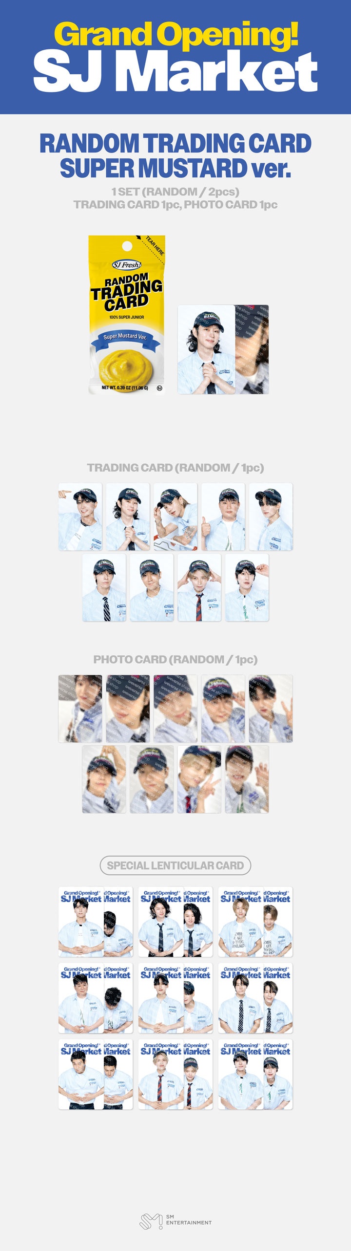 RANDOM TRADING CARD SET (SUPER MUSTARD ver.) 1 detail