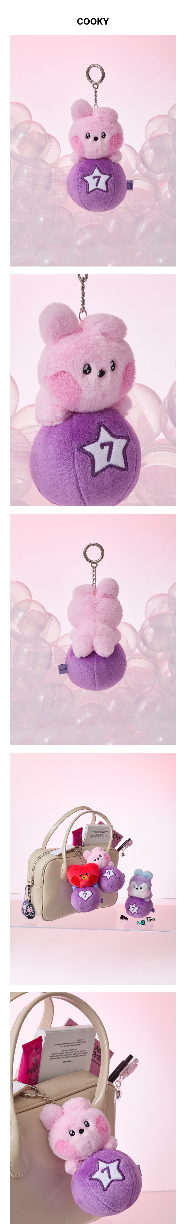minini PLUSH KEYRING LUCKY GATCHA 2 detail