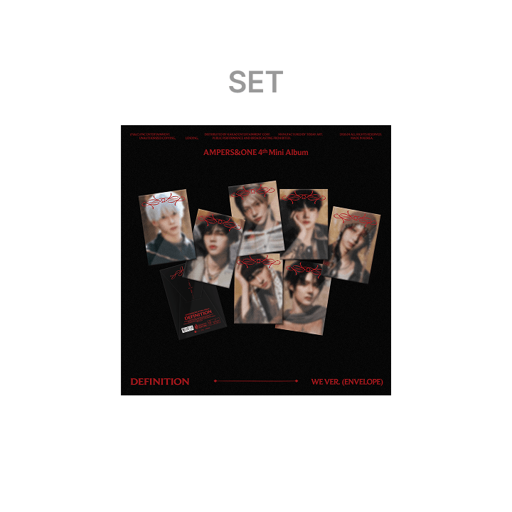 AMPERS&ONE | 4th Mini Album [DEFINITION] WE Ver. (Set)