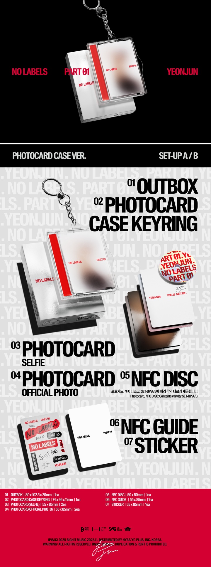 NO LABELS: PART 01 (Photocard Case Ver.) 0 detail