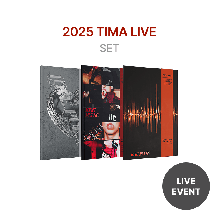 [2025 TIMA LIVE] TREASURE 3rd MINI ALBUM [LOVE PULSE] METAL & STREET & ROCKCHIC VER. (Set)