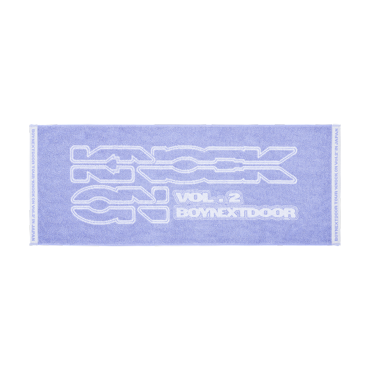 [KNOCK ON Vol.2 IN JAPAN]JACQUARD FACE TOWEL