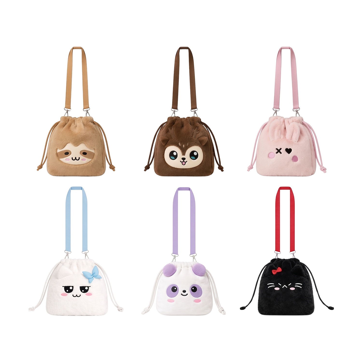 [CHOOMTOUR] BABYMONSTER CHARACTER STRING POUCH CROSS BAG