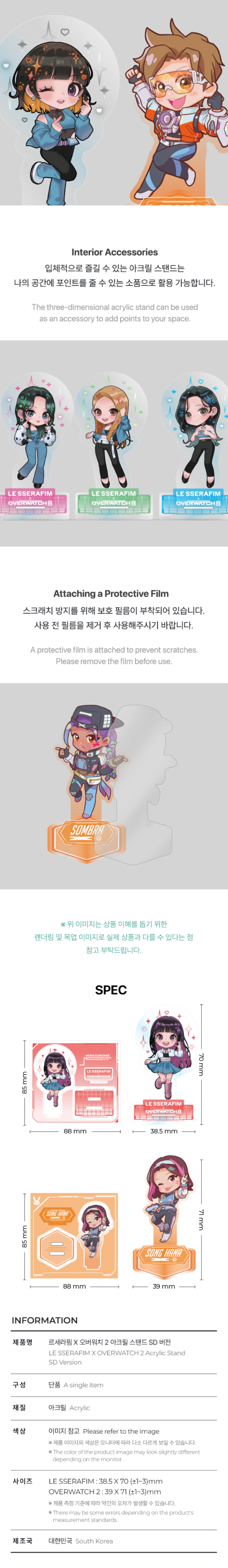 Acrylic Stand SD Ver. 1 detail