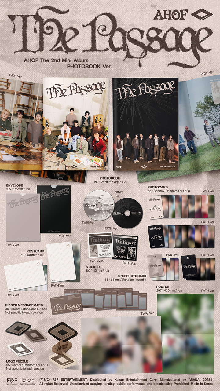 AHOF | The 2nd Mini Album 'The Passage' (Set)