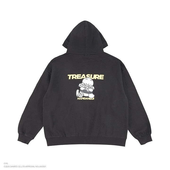 [TREASURE×HAPIDANBUI]ジップアップフーディー（あひるのペックル）