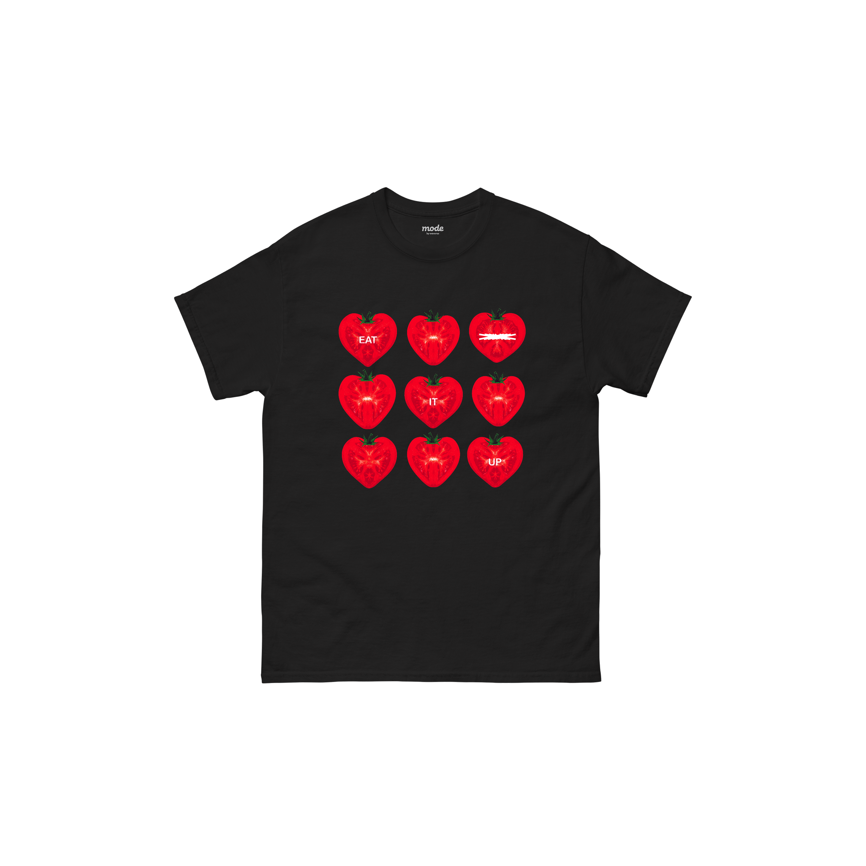 LE SSERAFIM | LE SSERAFIM Tomato Hearts S/S Tee (Black)