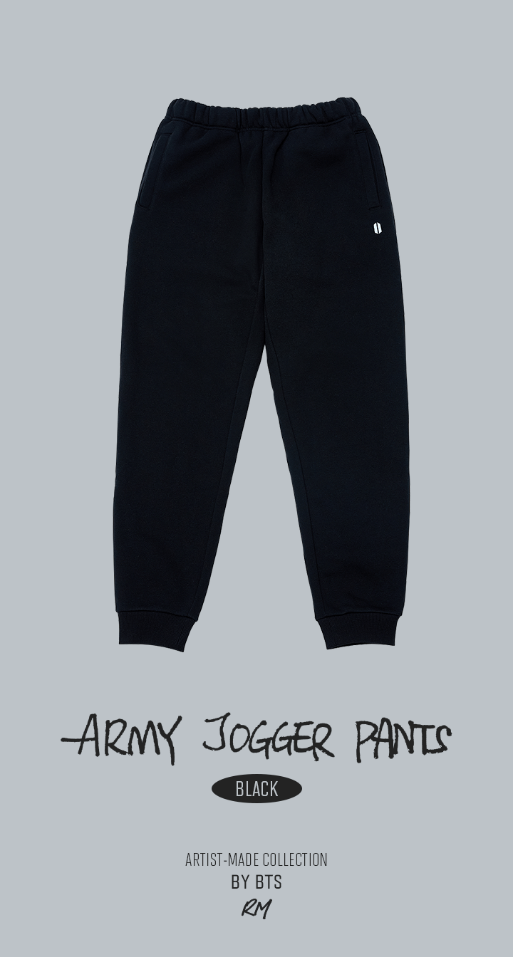 [RM] ARMY JOGGER PANTS (BLACK) Weverse Shop All things for Fans