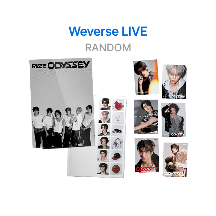 RIIZE Odyssey Weverse live 特典　トレカ RIIZE The 1st Album 『ODYSSEY』発売記念！ラッキードロー