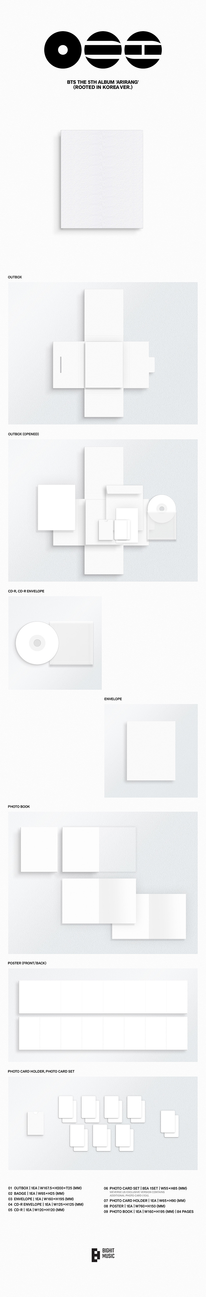 BTS | BTS The 5th Album 'ARIRANG' (Rooted in Korea Ver.) (Weverse