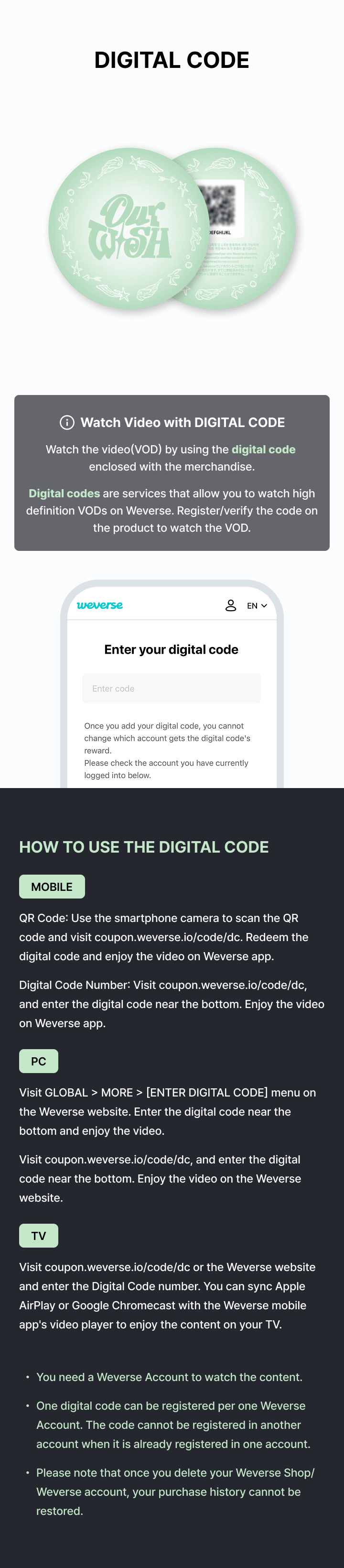 NCT WISH 1st CONCERT TOUR 'INTO THE WISH : Our WISH' (Digital Code ver.) 2 detail