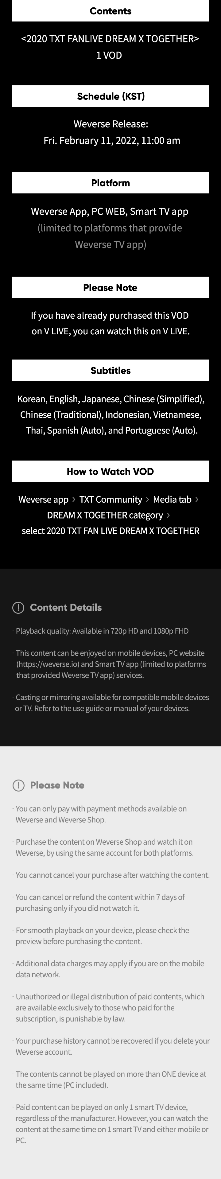 2020 TXT FANLIVE DREAM X TOGETHER 3 detail
