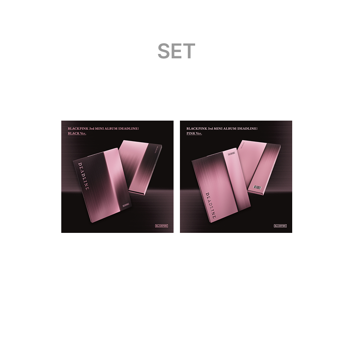 BLACKPINK | BLACKPINK 3rd MINI ALBUM [DEADLINE] BLACK Ver. + PINK