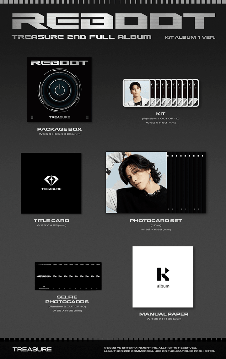 TREASURE | 2ND FULL ALBUM [REBOOT] KiT ALBUM