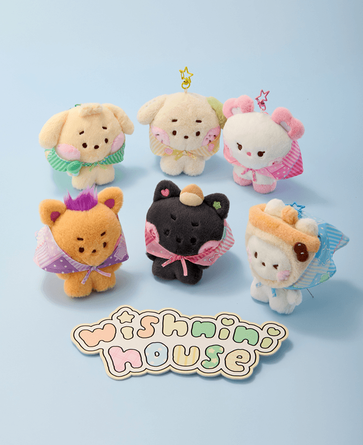 NCT WISH wishnini house SCARF PLUSH KEYRING 0 detail