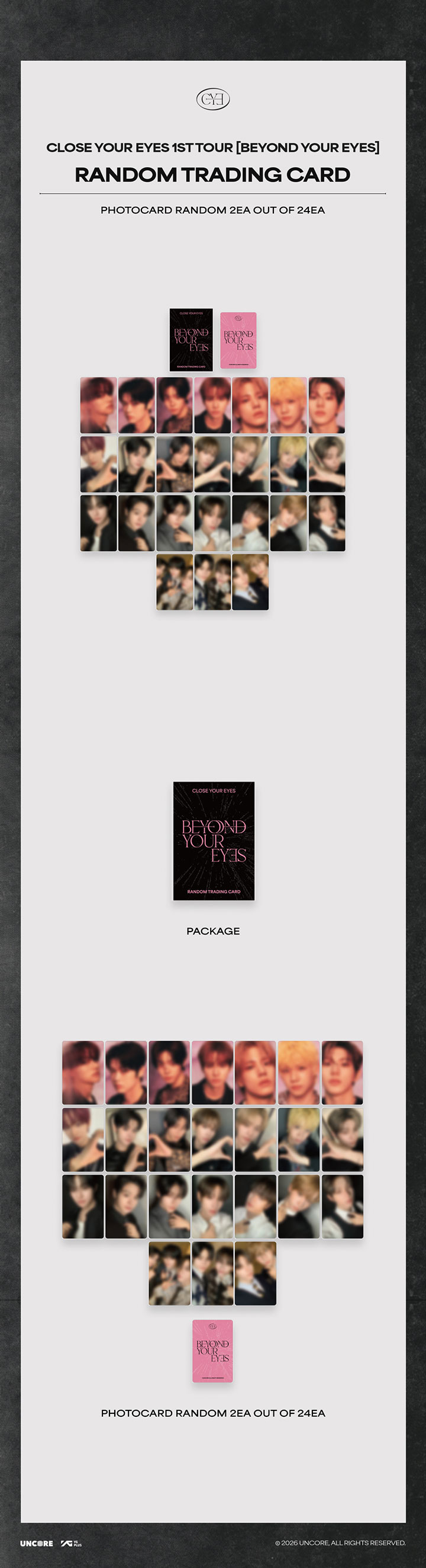 [BEYOND YOUR EYES] RANDOM TRADING CARD 1 detail