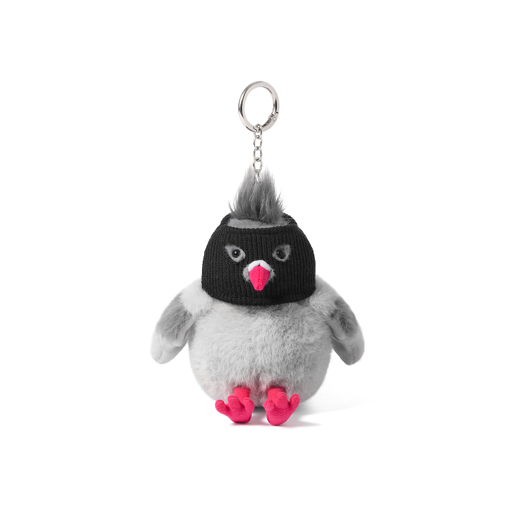 Pigeon Plush Keyring