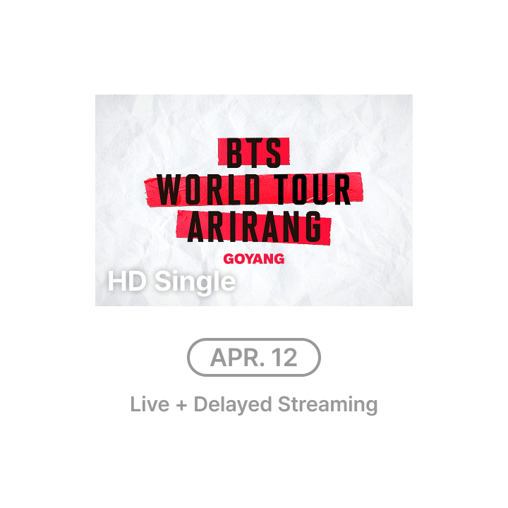 BTS | BTS WORLD TOUR 'ARIRANG' IN GOYANG HD Single-view (4/12)