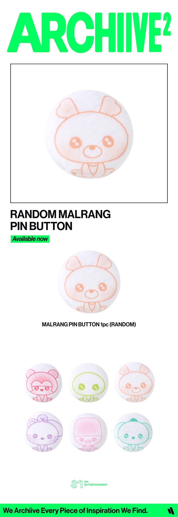 RANDOM MALRANG PIN BUTTON 1 detail