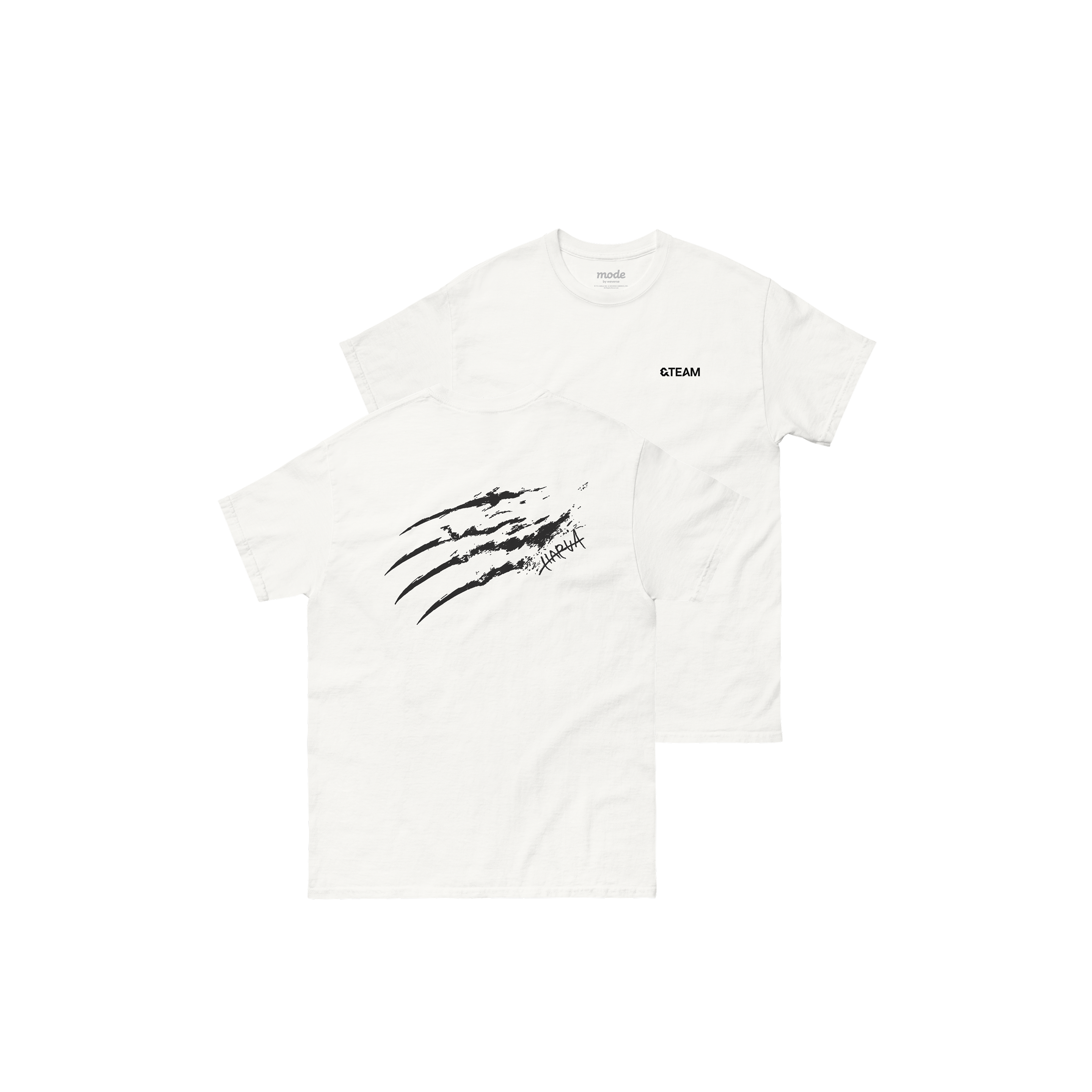 &TEAM HARUA ハルア ソウル限定 &TEAM | [HARUA] Imprint S/S Tee (White)
