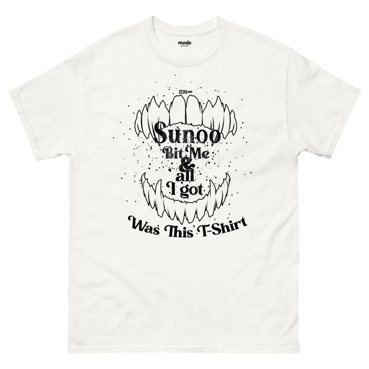 [SUNOO] Bit Me S/S Tee (White)