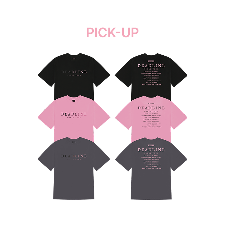 BLACKPINK ソウルコン HEAT REACTIVE T-SHIRT BLACKPINK | [DEADLINETOUR] BLACKPINK HEAT REACTIVE T-SHIRT