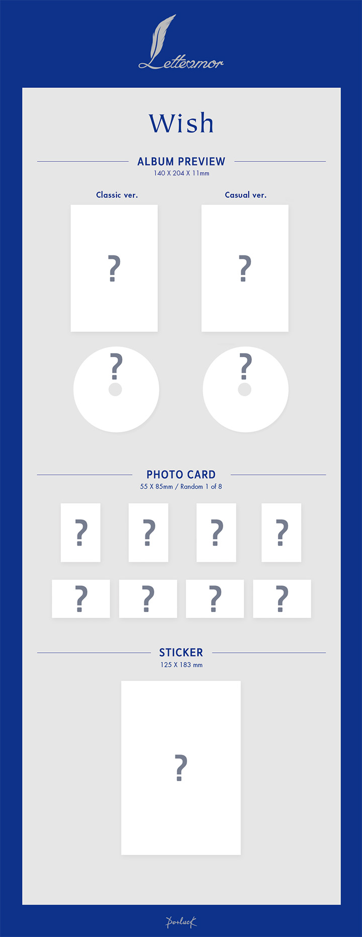1st Mini Album <Wish> (Set) 0 detail