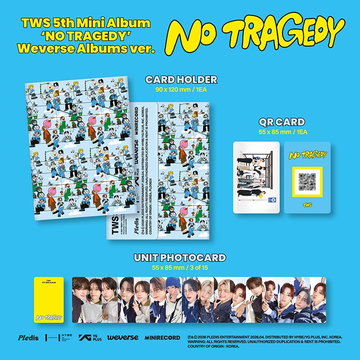 5th Mini Album 'NO TRAGEDY' Weverse Albums ver. 0 detail