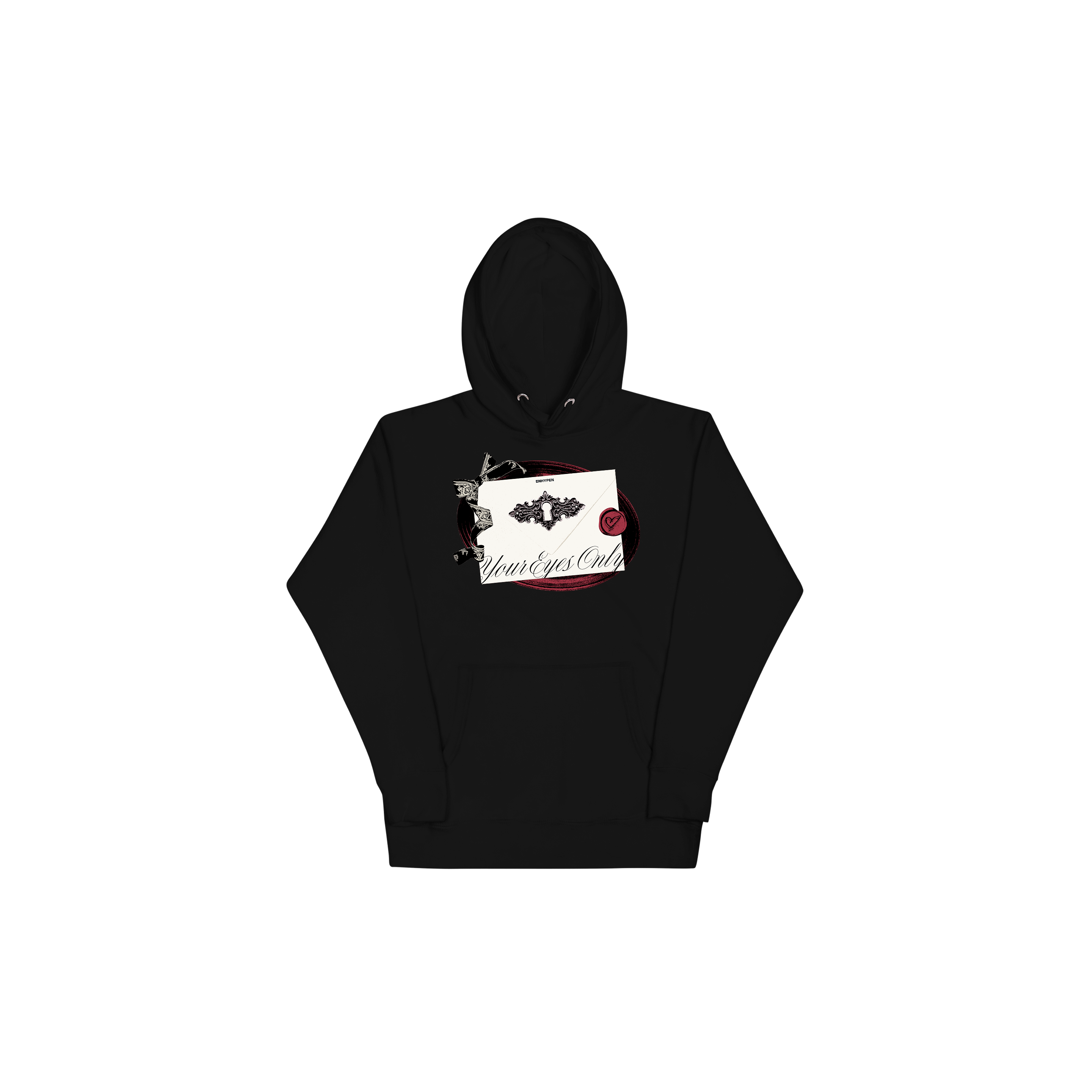 ENHYPEN | [HEESEUNG] Love Letter Hoodie (Black)