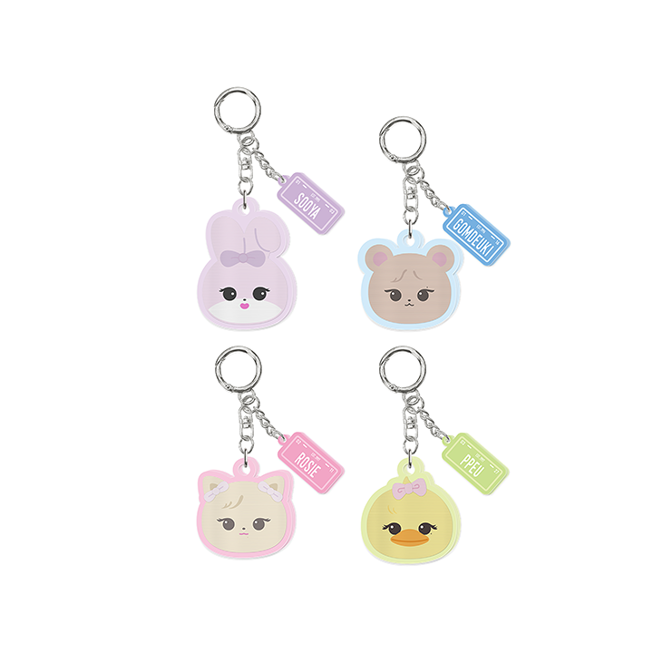 BLACKPINK | [BPPOPUP] BLACKPINK CHARACTER LENTICULAR KEYRING