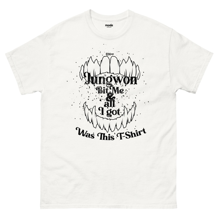 [JUNGWON] Bit Me S/S Tee (White)