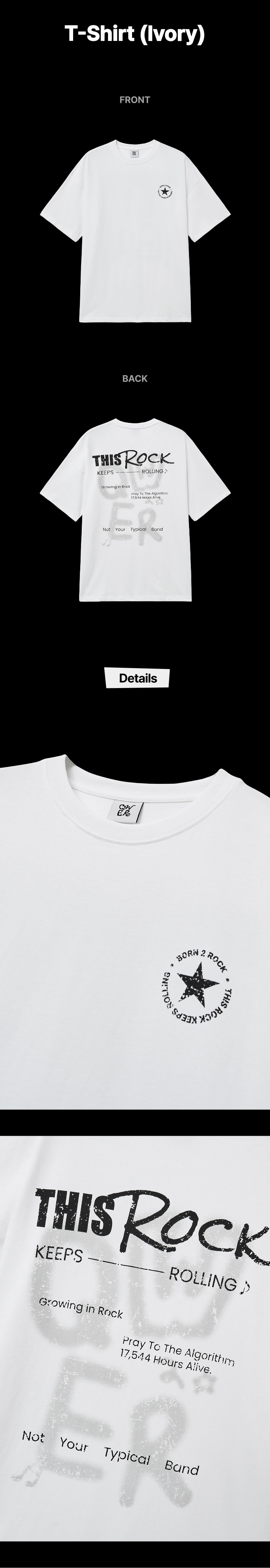T-Shirt (Ivory) 2 detail