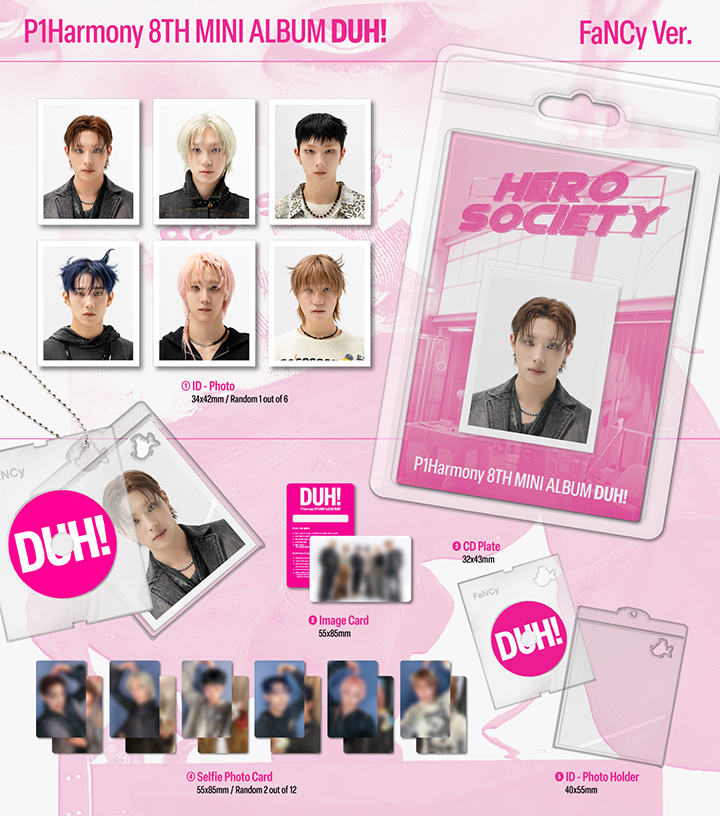 P1Harmony | 8th Mini Album [DUH!] (FaNCy Ver.) (Set)