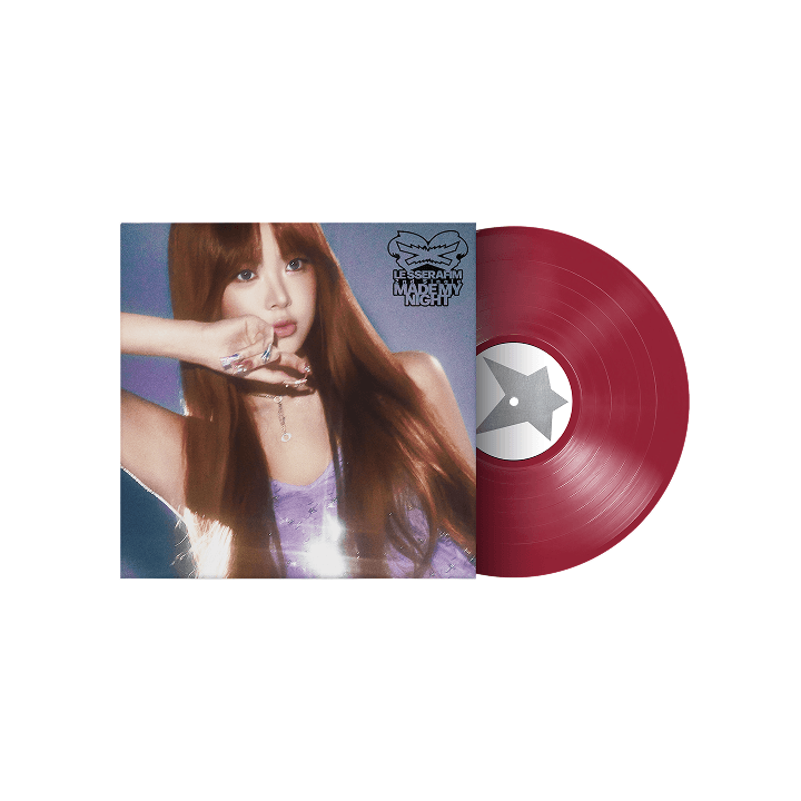LE SSERAFIM – 2nd Single Album ‘Made My Night’ Vinyl (WARM RED ver.)