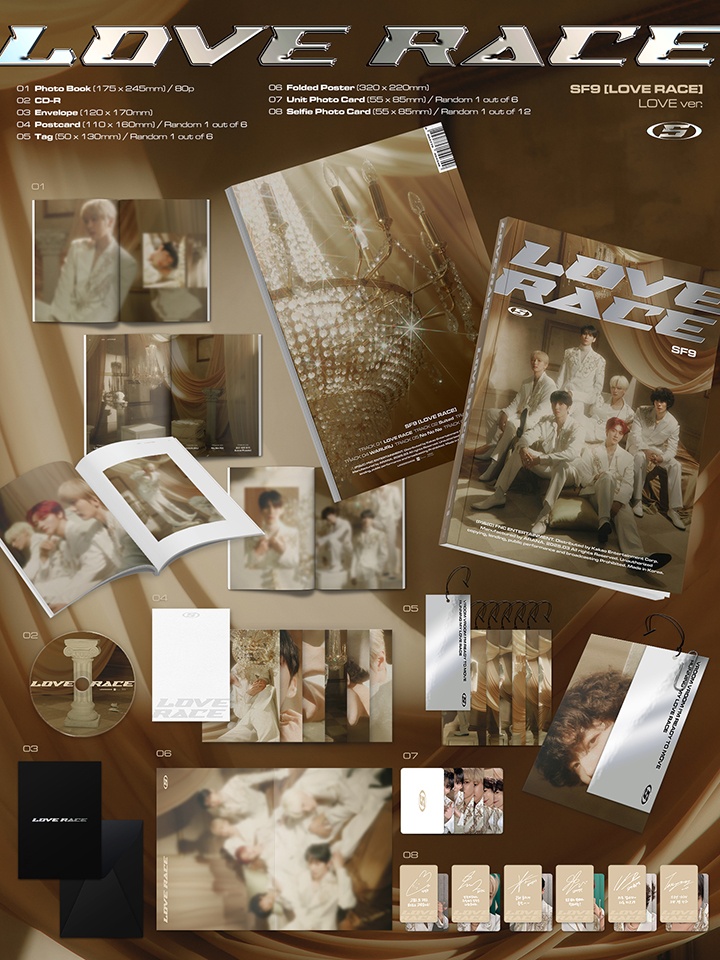 15th Mini Album [LOVE RACE] (Random) 1 detail