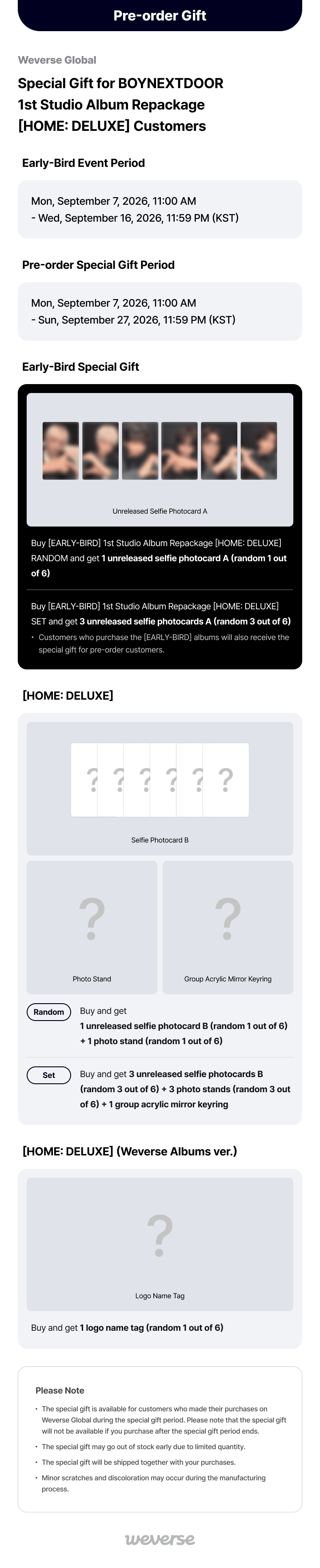 1st Studio Album Repackage [HOME: DELUXE] (Weverse Albums ver.) 0 detail