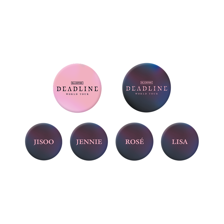 [DEADLINETOUR] BLACKPINK PIN BUTTON SET