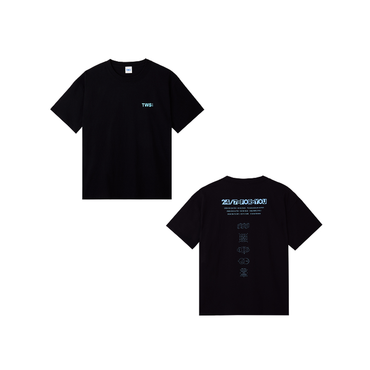 [24/7:FOR:YOU IN JAPAN]S/S T-SHIRT (BLACK)