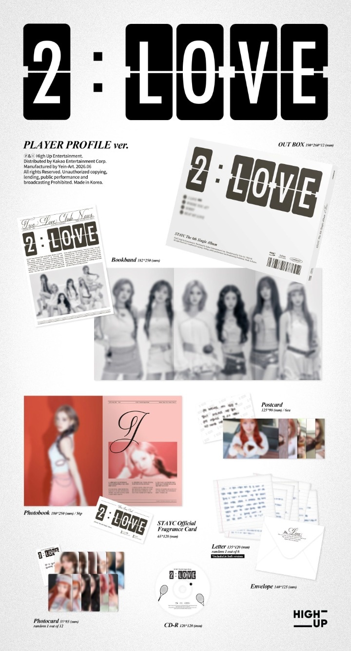 The 6th Single Album [2:LOVE] COURT ZINE / PLAYER PROFILE ver. (Set) 2 detail