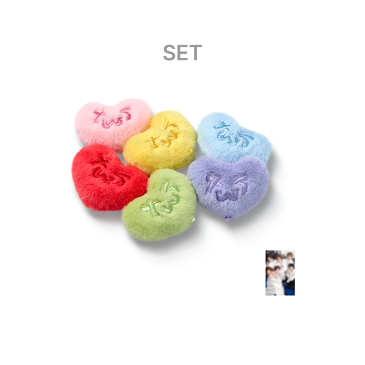 アイドル TWS MINI HEART PLUSH SET TWS | Mini Heart Plush Set