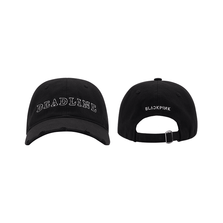 [DEADLINETOUR] BLACKPINK EMBROIDERED LOGO BALLCAP
