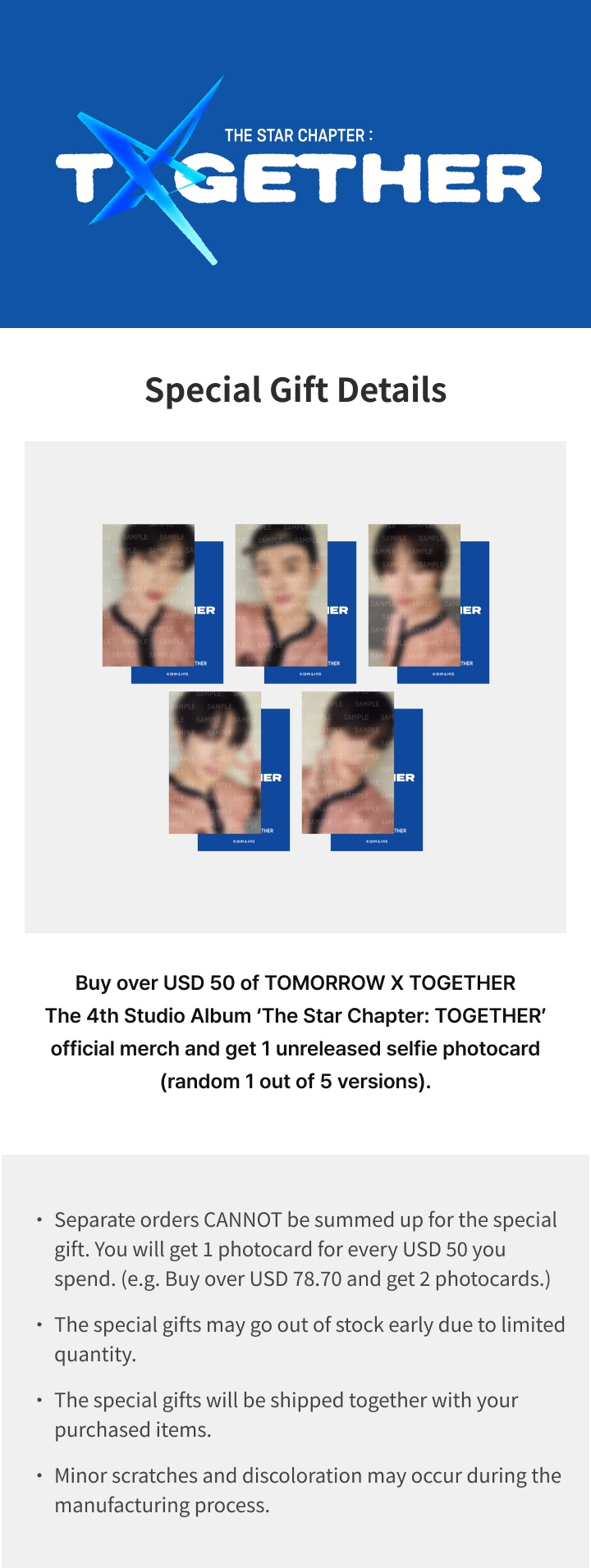 [TXT X niceghostclub] Big T-Shirt 3 detail