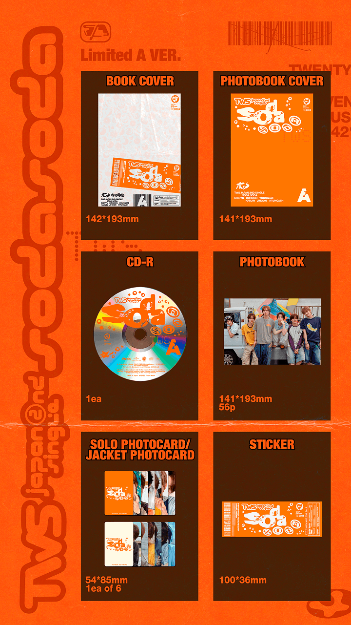 Japan 2nd Single「SODA SODA」Limited A 0 detail