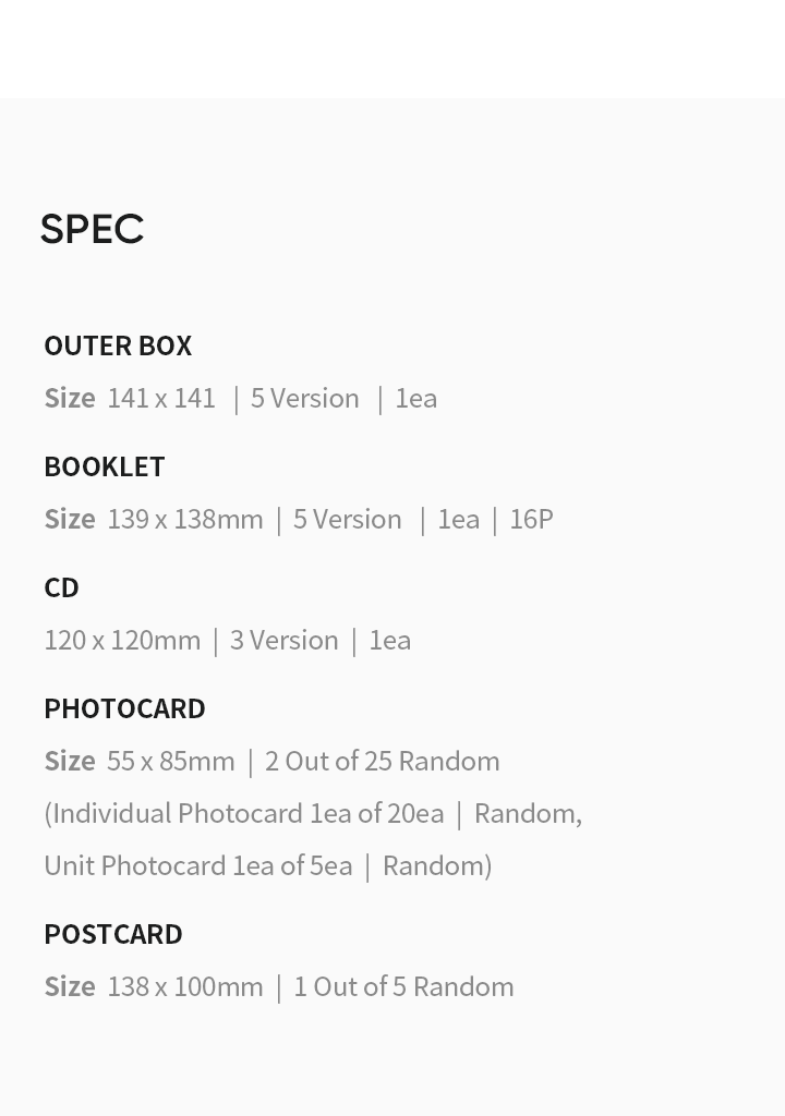2nd Mini Album 'ANTIFRAGILE' (COMPACT Ver.) Random 2 detail