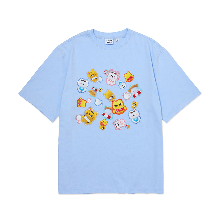 [FIM'S CLUB X EARP EARP] S/S T-SHIRT (sky blue)
